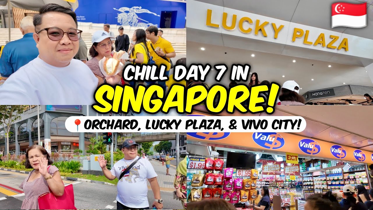 Let's go to Orchard & Lucky Plaza + New Hotel in Harbourfront + Exploring Vivo City! 🇸🇬