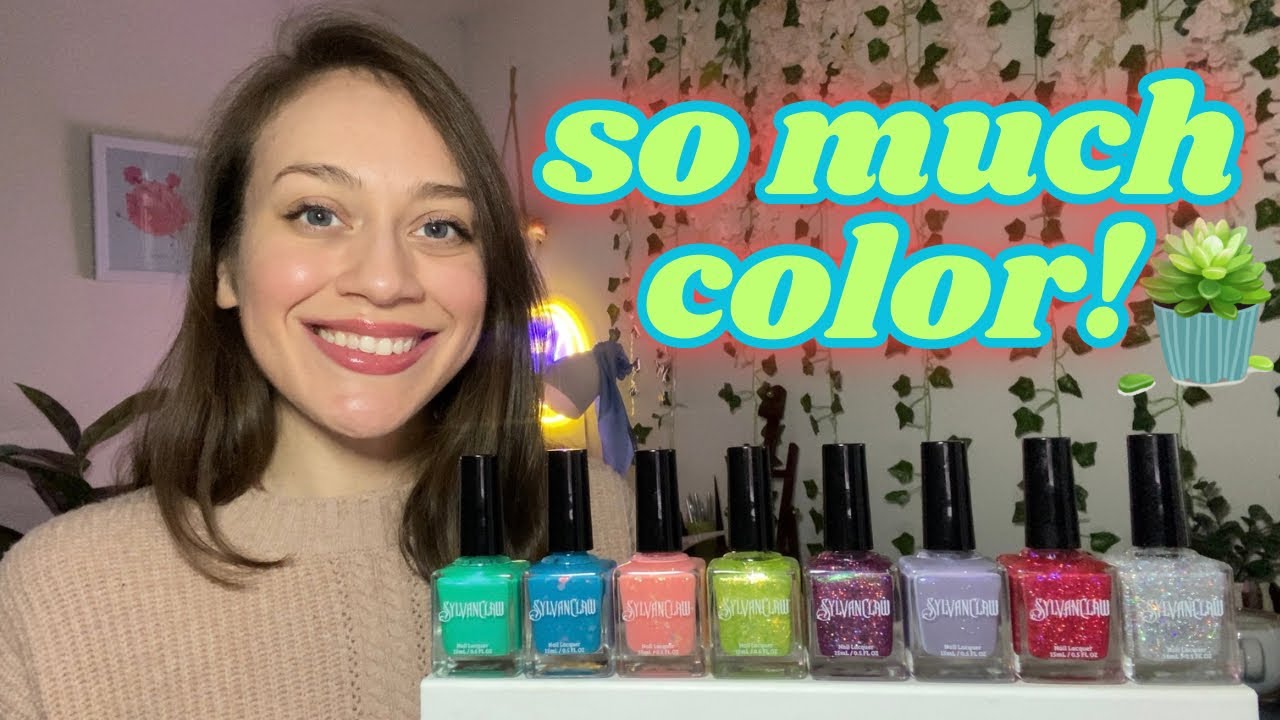 Wandering through Sylvanclaw’s Succulent Garden 🪴 Collection, Swatches, Comparisons + Review!