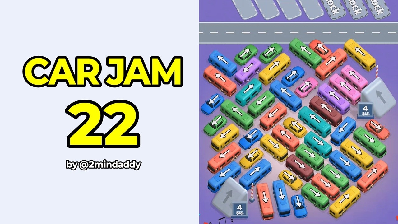 Car Jam Level 22 Solution and Walkthrough