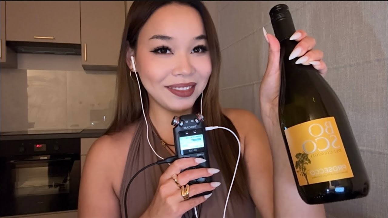 ASMR Clothing Try On Haul w/ Prosecco Примерка недавних покупок 🛍️🥂