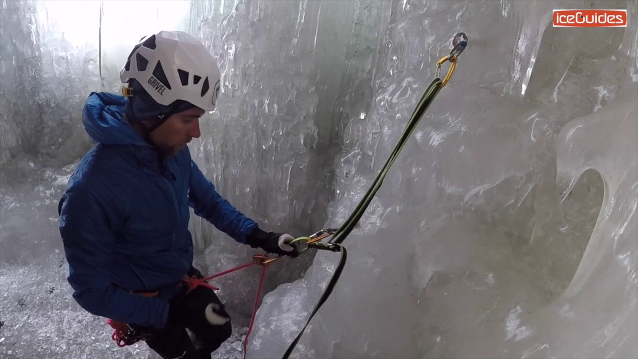 Lehrvideo Eisklettern 4 Standplatz