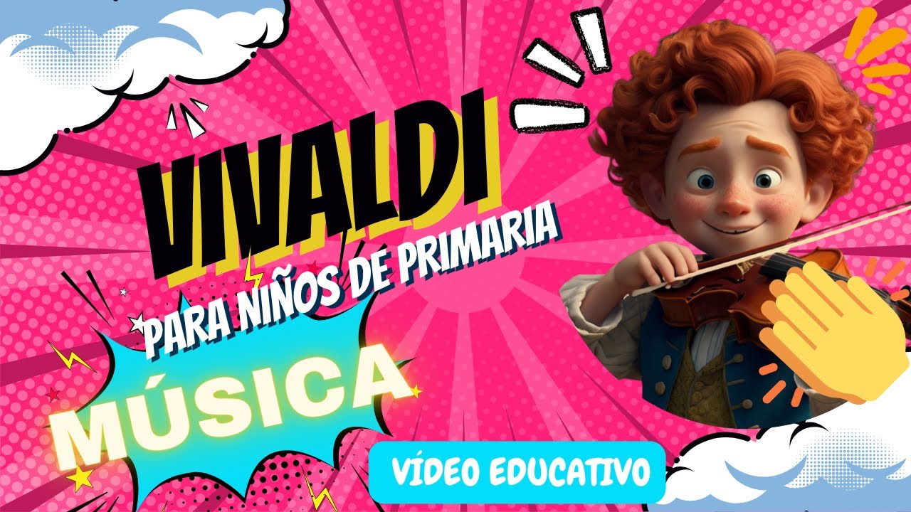 VÍDEO EDUCATIVO PARA NIÑOS DE PRIMARIA. Vida y obra VIVALDI /CerebriNiños 🙇‍♂️🎵🎶🎻