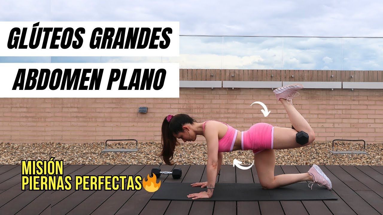 Gl&uacute;teos GRANDES, Abdomen PLANO | Rutina en casa 30 min