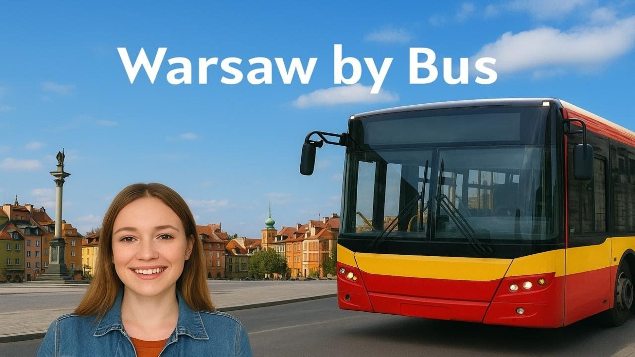 Explore Warsaw🇮🇩 City by Bus | Vistula River 🌊| Discovering Poland's Capital #poland #polska #warsaw