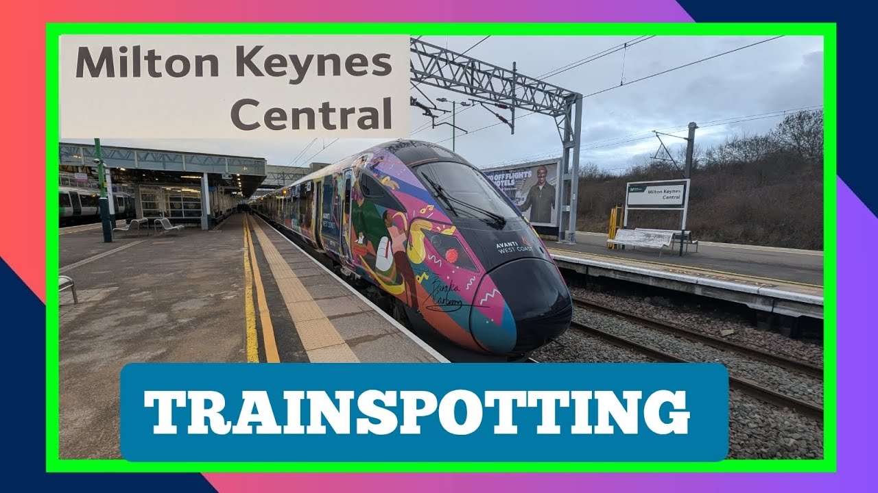 Trains at Milton Keynes Central 31/01/2026 WCML
