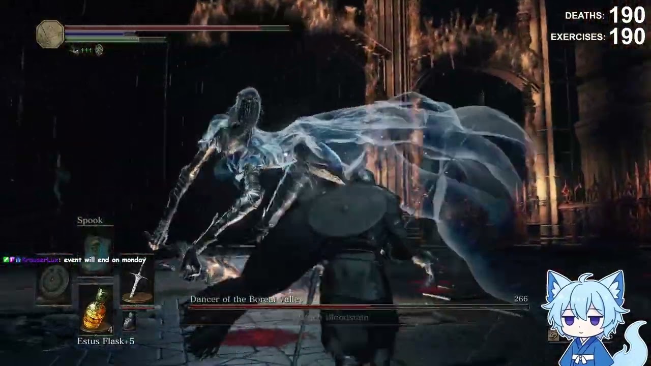 Dark Souls 3 FIRST PLAYTHROUGH! 1 death = 1 pushup | pt. 7 | !lurk !discord !fish