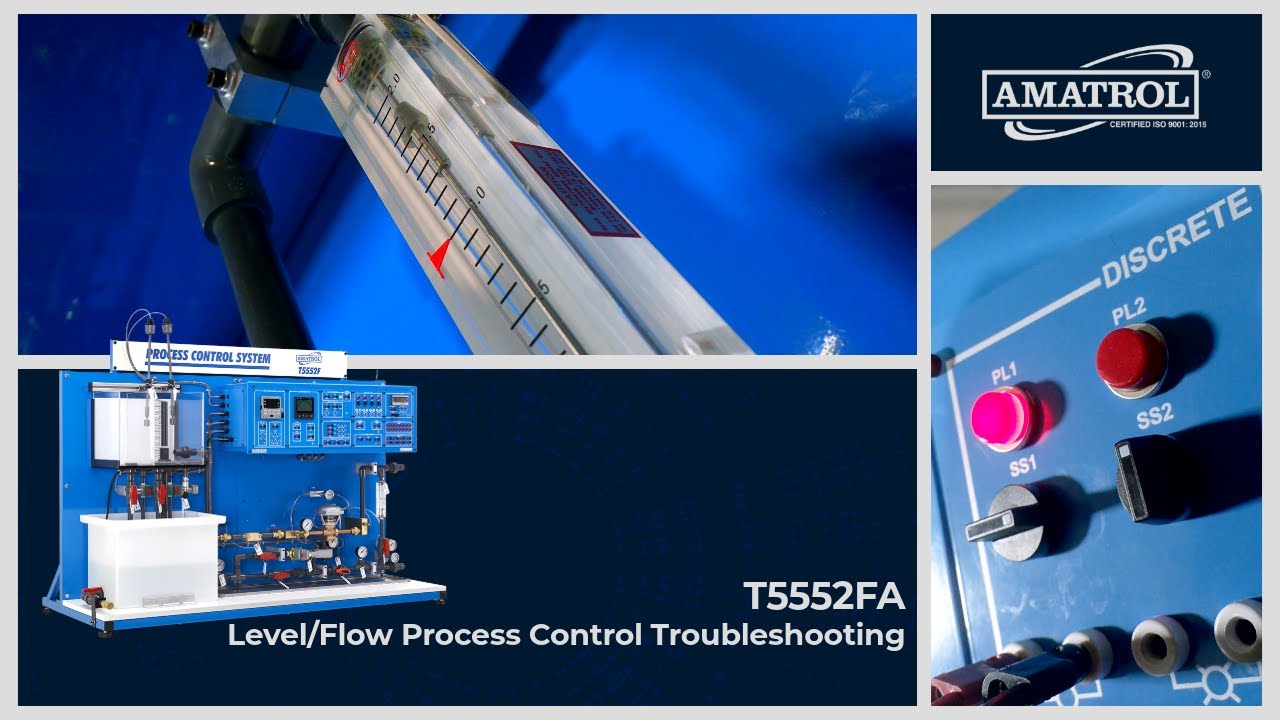 LEVEL AND FLOW PROCESS CONTROL - Amatrol's T5552 FA Trainer