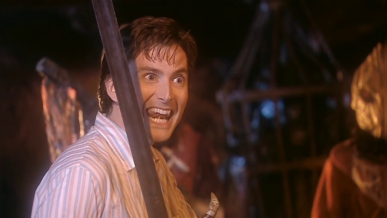The Doctors SwordFight | The Christmas Invasion | Doctor Who