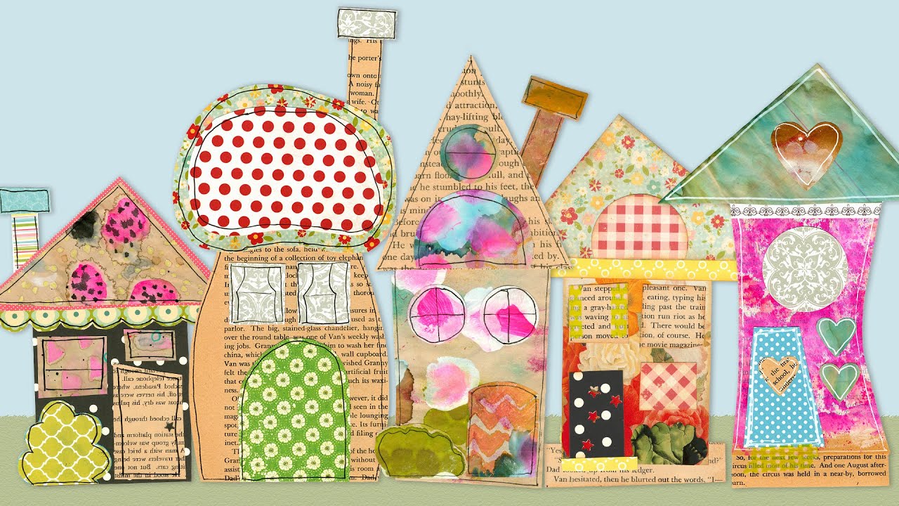 Let's Build Houses! Art Journal Focal Points