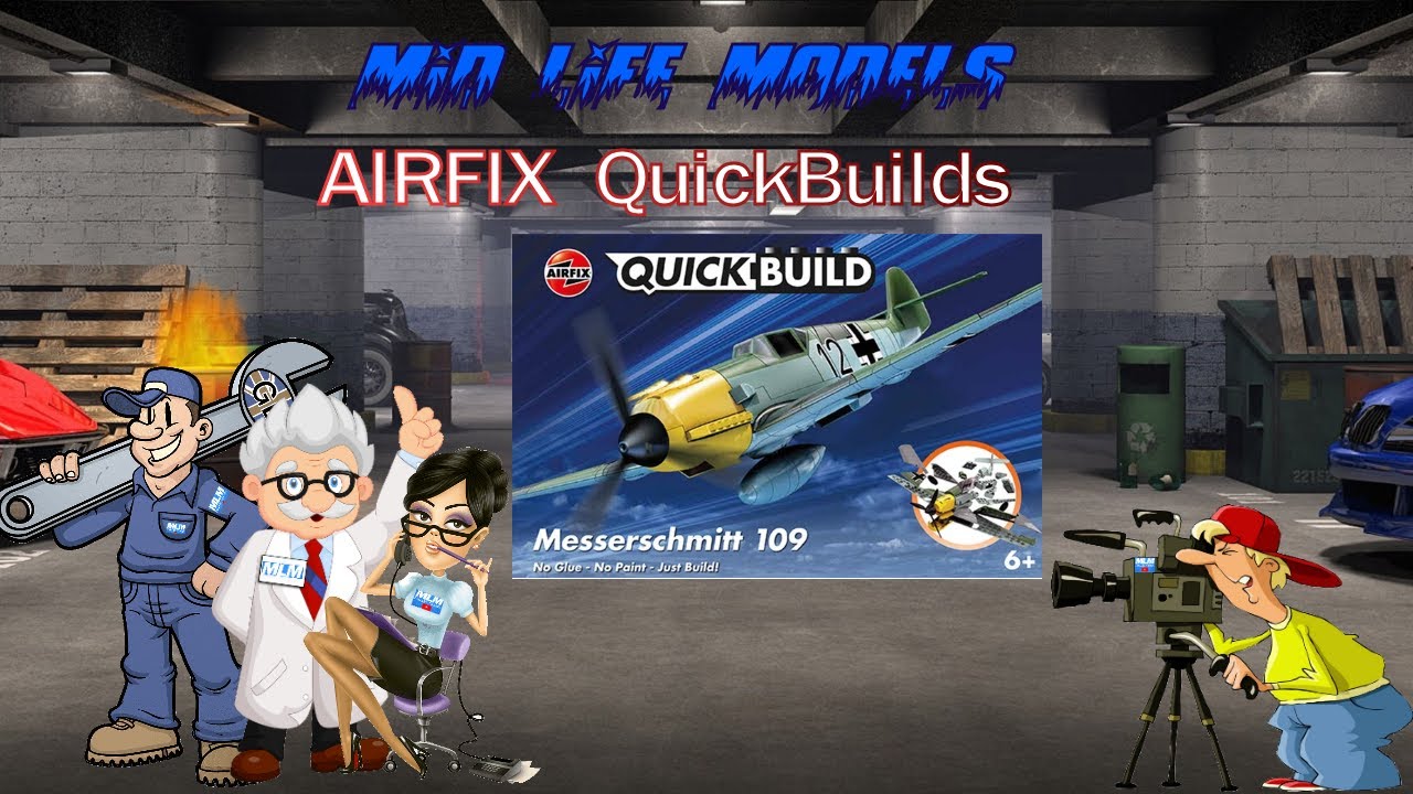 Airfix QuickBuild Messerschmitt - 109  J6001