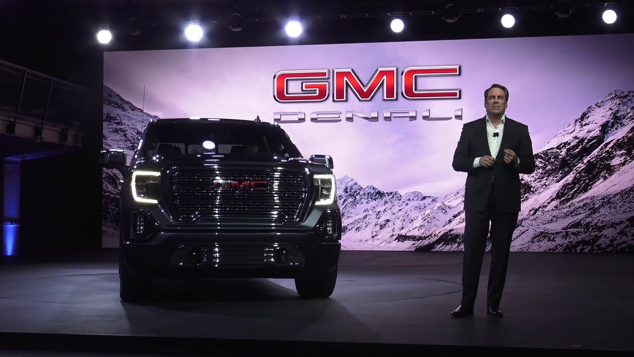 2019 GMC 1500 Denali and Sierra SLT reveal first look from Detroit