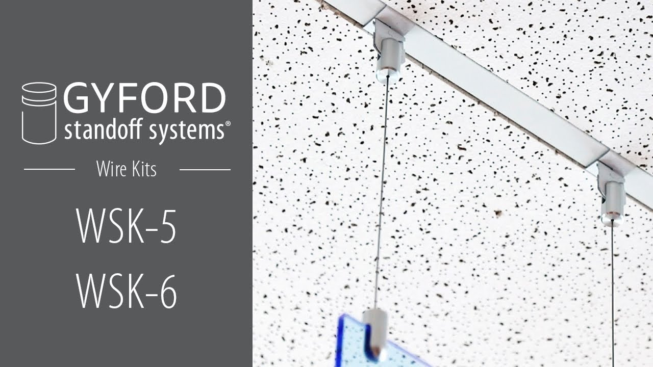 WSK-5 & WSK-6:  Drop Ceiling Suspension for 1/8” and 1/4