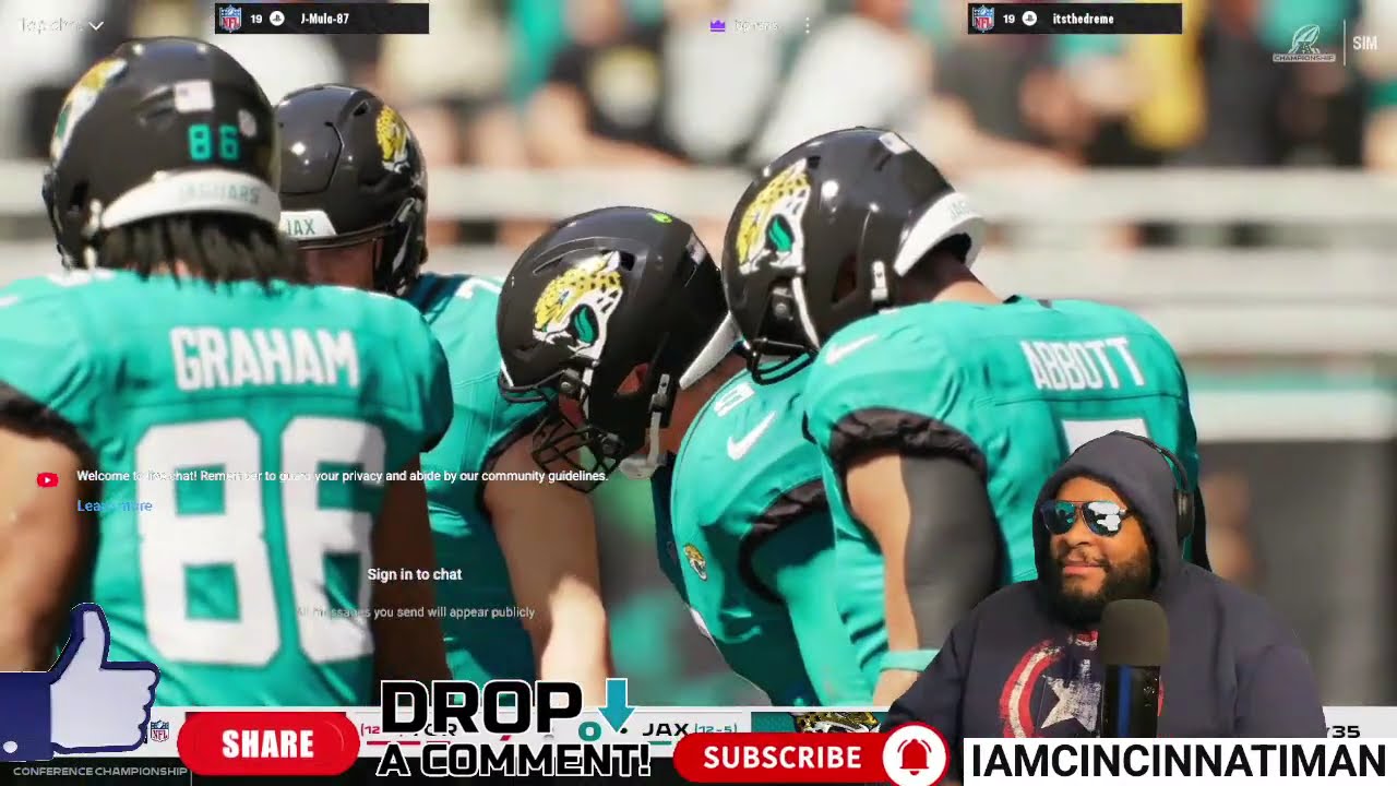 MADDEN WITH JAMES LIVE STREAM