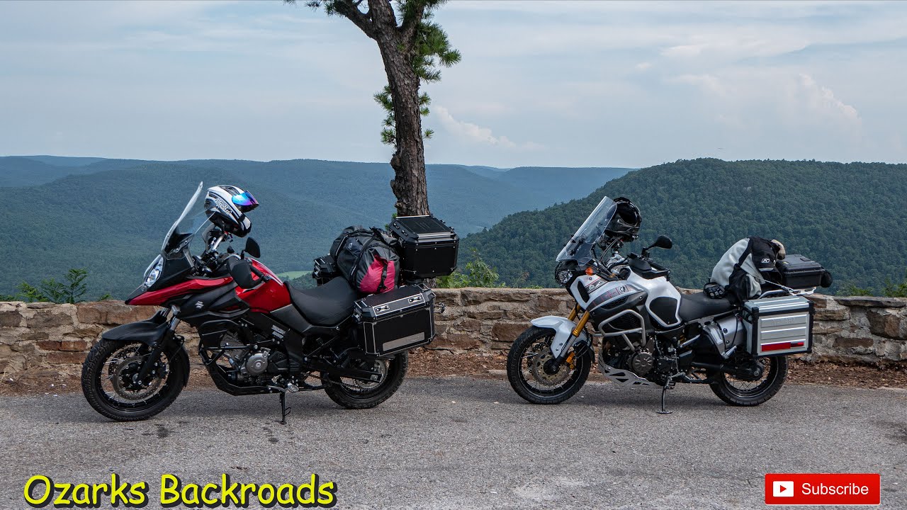 Exploring Arkansas' Grand Canyon on the Suzuki V-Strom 650XT and Yamaha 1200 Super Tenere