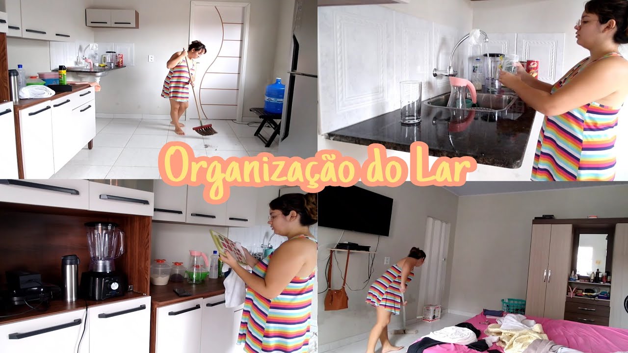 - Organiza&ccedil;&atilde;o do lar | Varrendo, passando pano e lavando lou&ccedil;a...