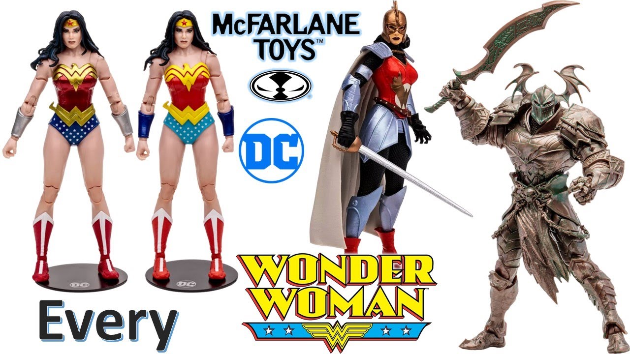 Every DC Multiverse McFarlane Toys Wonder Woman Comparison List