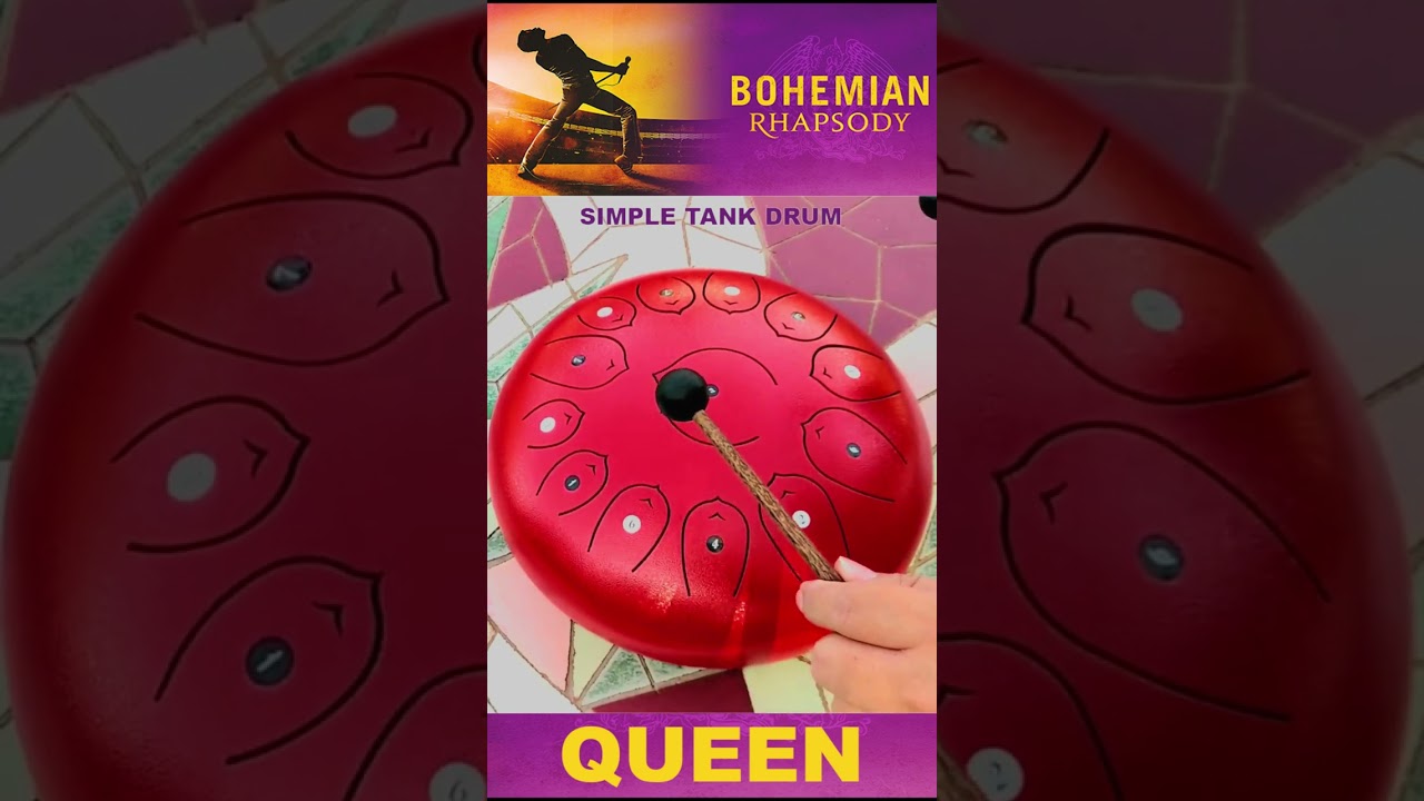Bohemian Rhapsody (QUEEN) #shorts #short #tankdrum #steeltonguedrum #shortvideoShorts