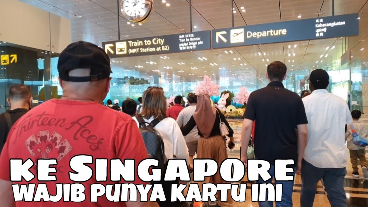 Cara Beli Kartu EZ Link di Changi Airport || How to buy EZ Link Card at Changi || Walking Around