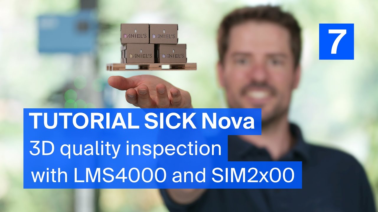 Tutorial SICK Nova 3D (7/7): 3D quality inspection tools with LMS4000 and SIM2x00