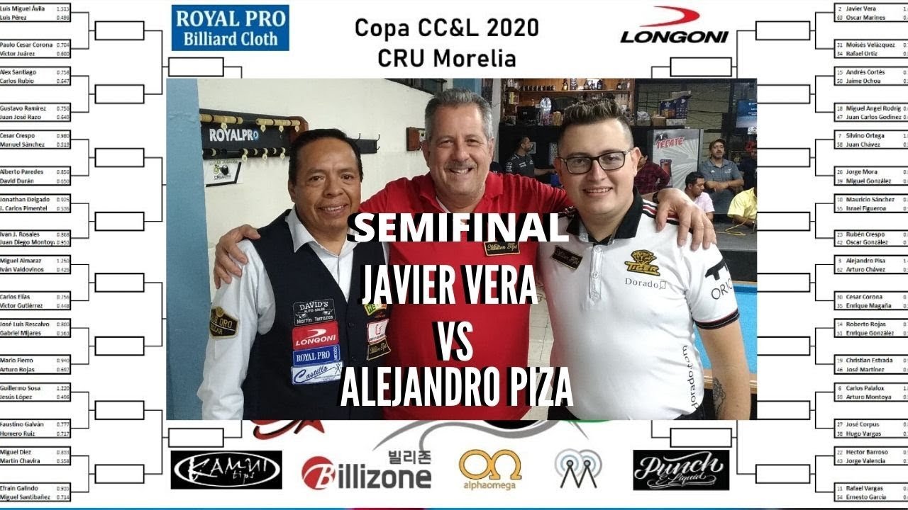 SEMIFINAL....TREMENDA PARTIDA EN MORELIA Javier Vera vs Alejandro Piza. “COPA CC&L 2020”