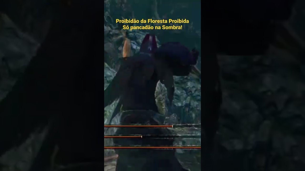 Proibid&atilde;o da Floresta Proibida: s&oacute; pancad&atilde;o das Sombras. Que tiro foi esse. #shorts
