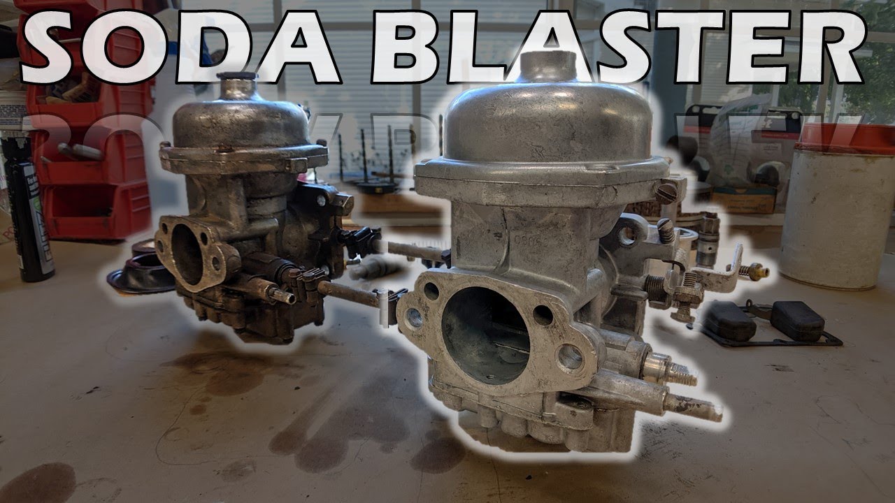 Cleaning Carburetor Bodies - CHEAP DIY Soda Blaster
