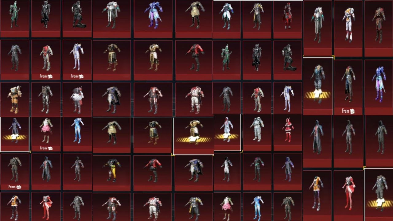 PUBG Mythic outfits with emotes 2020 | Mythic outfits with emotes complete collection 2K20 | Sara