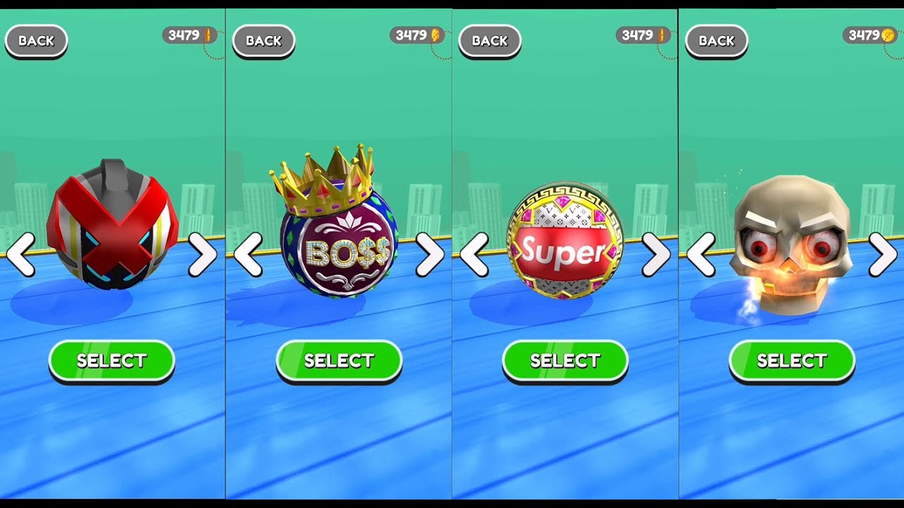 Unlock all balls in Going Balls 2022