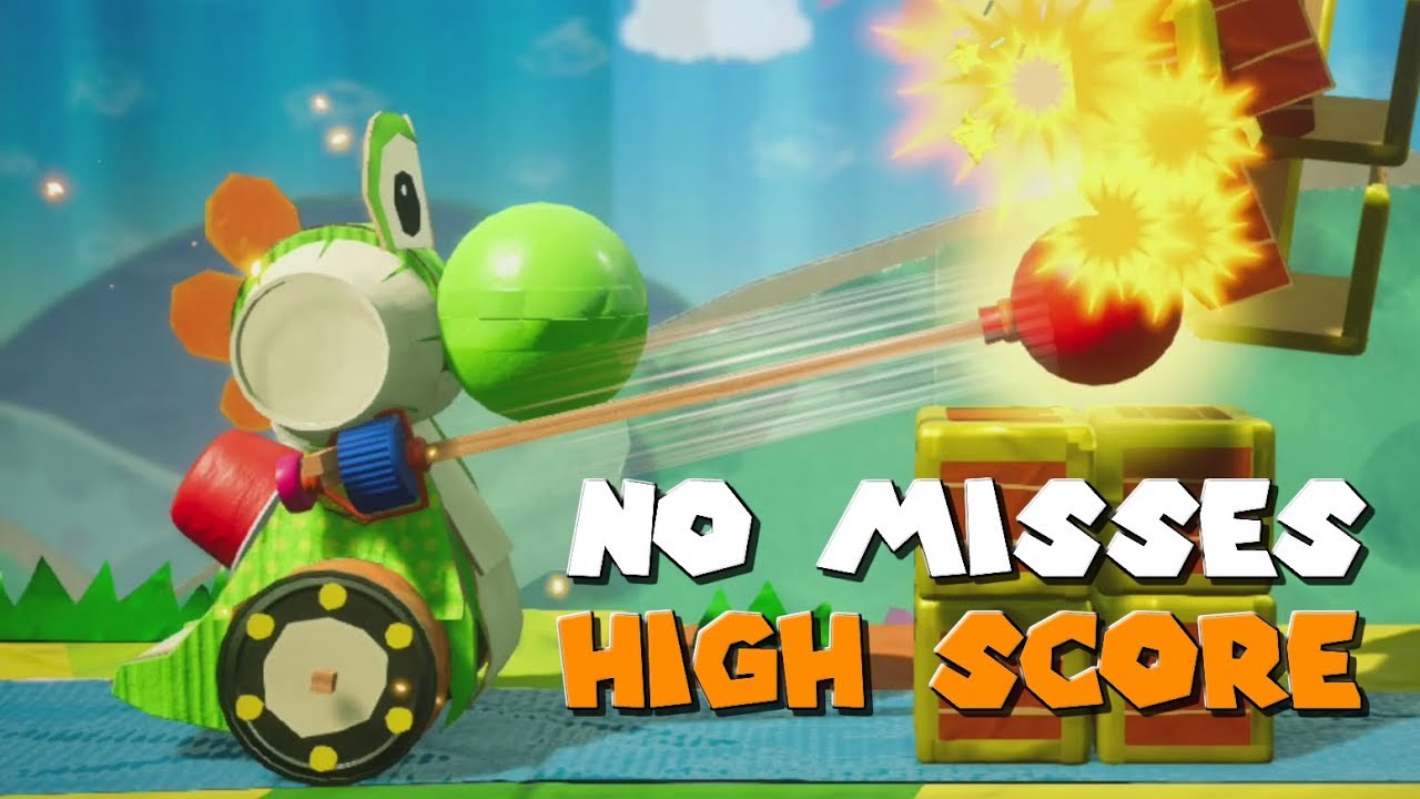 Go-Go Yoshi Challenge | No Misses - Score: 10380 | Yoshi's Crafted World