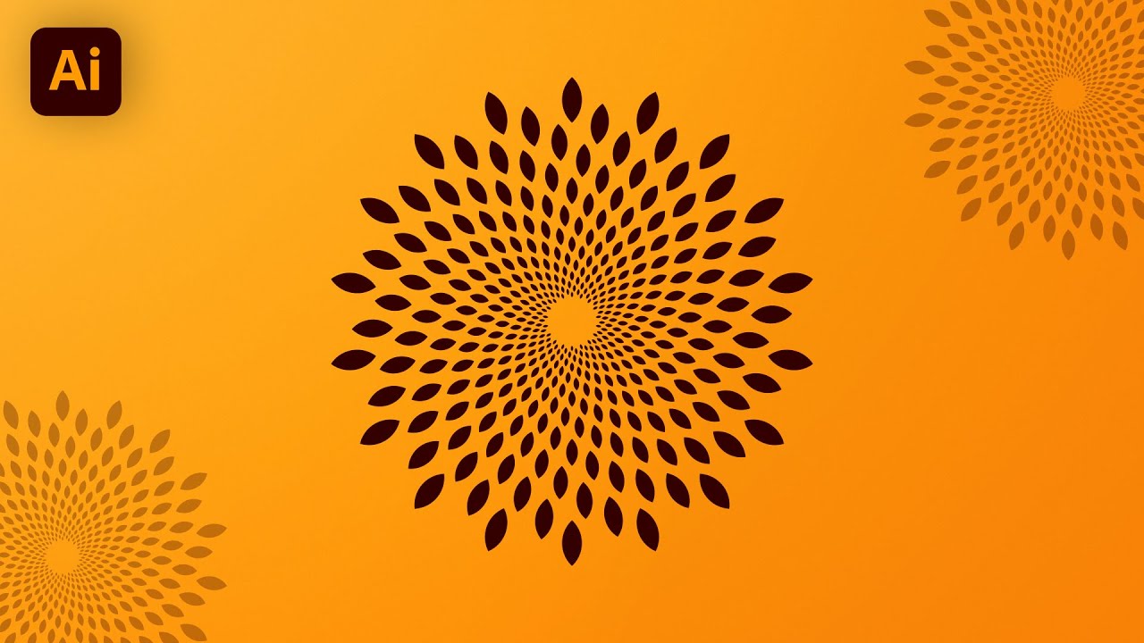 How to Create Simple Mandala Design in Illustrator - Adobe Illustrator Tutorials