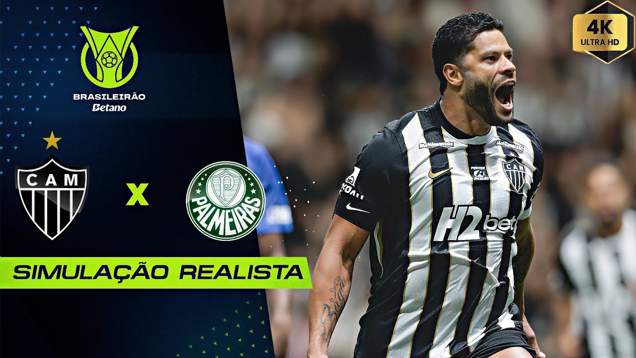 FC 26 - Atletico Mineiro vs Palmeiras | Brasileirão 2026 | Simulação PC [4K60FPS] Realista.