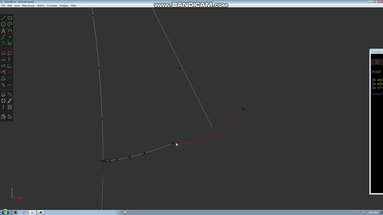 Involute Curve in SolveSpace