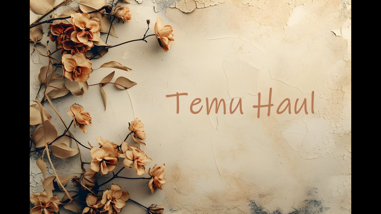 Temu Haul | Stanzen & Motivpapiere | was für geniale Papiere