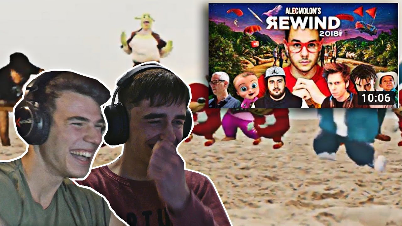 ALECMOLON y ELNOOT REACCIONAN a YOUTUBE REWIND HISPANO 2018