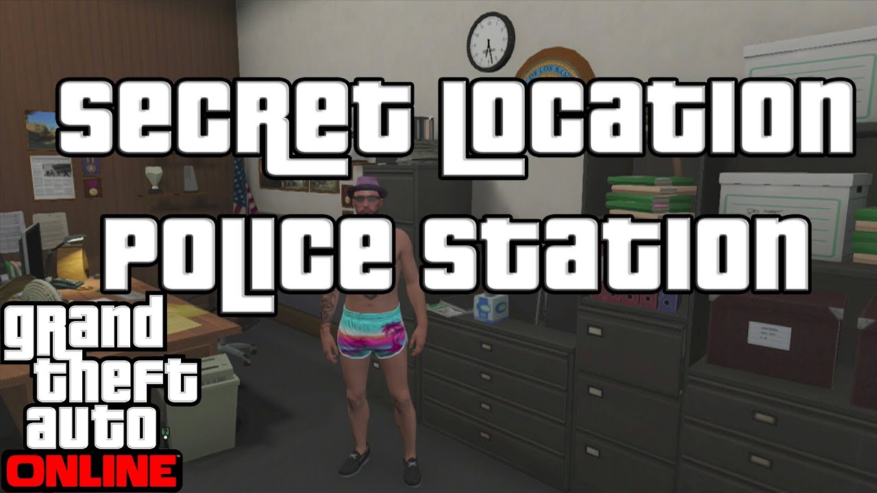 GTA 5 Online Secret Location Police Station 