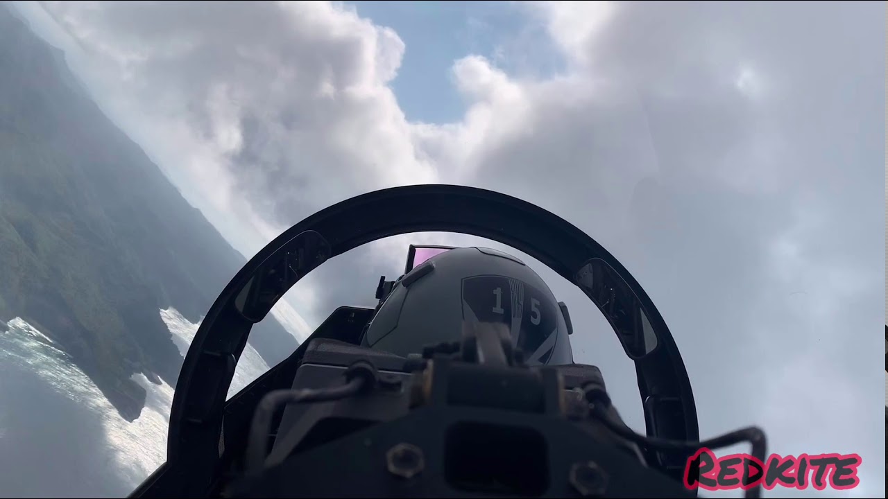 View from Rear Cockpit T-50i Golden Eagle when doing excercise.