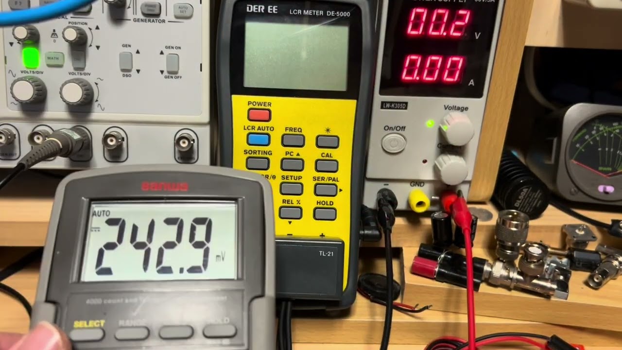 Instrumentação de Bancada - Tektronix 2432 - Progresso e atualização, após primeira calibração.
