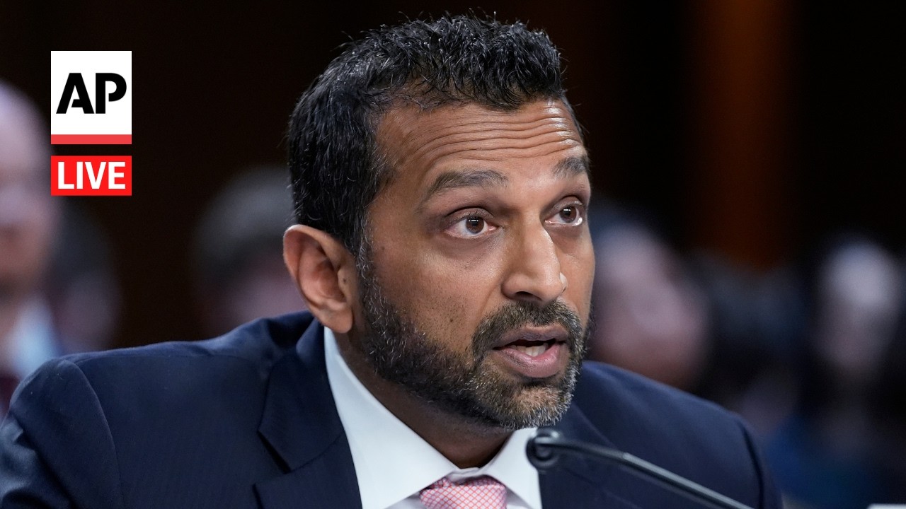 LIVE: Kash Patel testifies at Senate hearing on FBI oversight