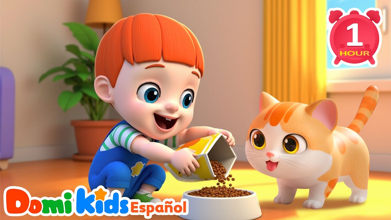 🐱 Diversión con Gatitos | Canciones Infantiles | Domi Kids | LEFUN Kids TV