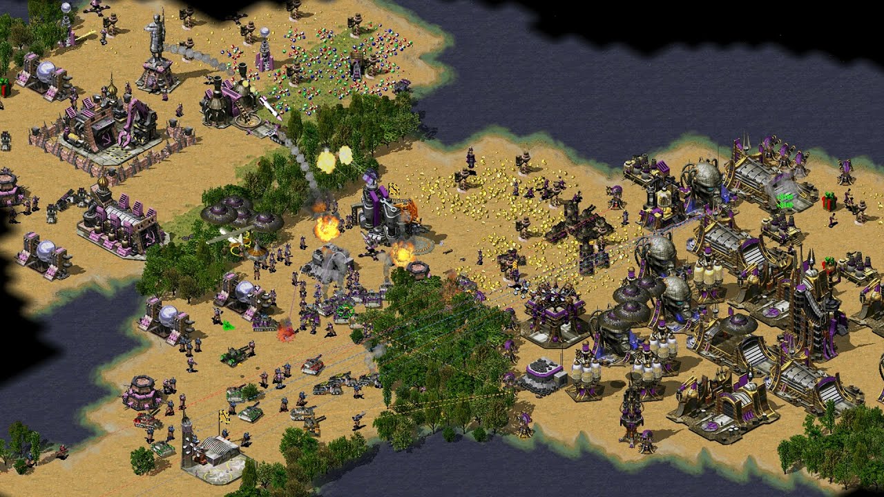 Red Alert 2: Месть Юрия - Экстремальный ИИ - 7 советских противников против Юрия - Пикачу от AP