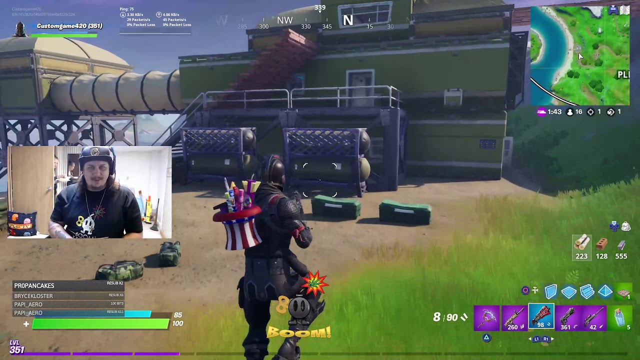 Customgrow420 afk and gets sniped while receiving his dinner 🤣🤣😭