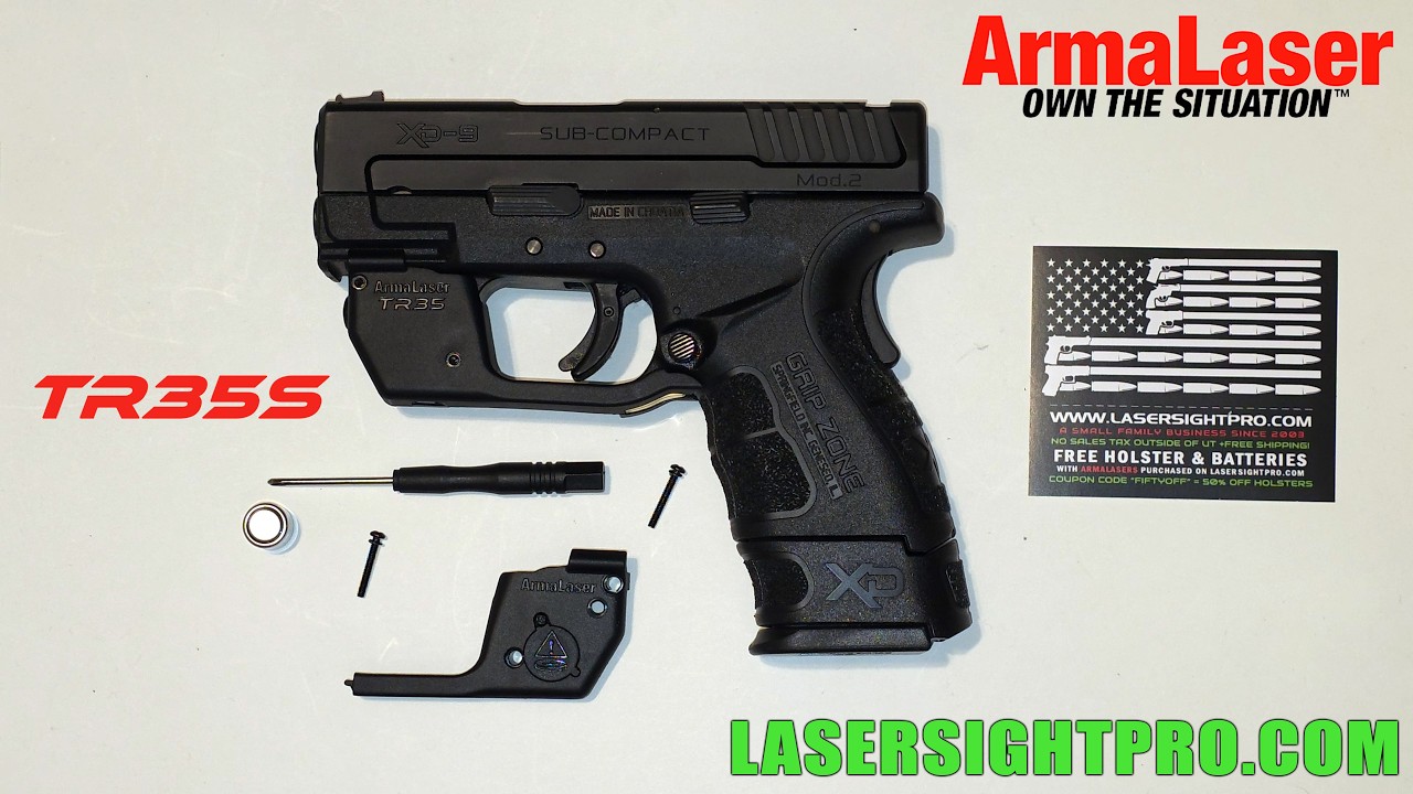 TR35s Laser Sight for #springfield XD-M & Elite, XD Mod. 2 & 3, XD9, XD40, XD45 #gunlife #lasersight