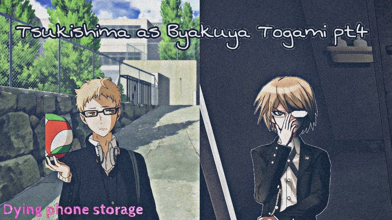 Tsukishima as Byakuya Togami pt 4 / Danganronpa x Haikyuu skit / Haikyuu texts