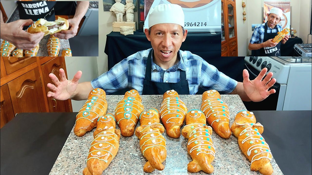 Guaguas de Pan Rellenas de Nutella y Mermelada de Mora ( con el toque de Luis) Ecuador #guaguasdepan