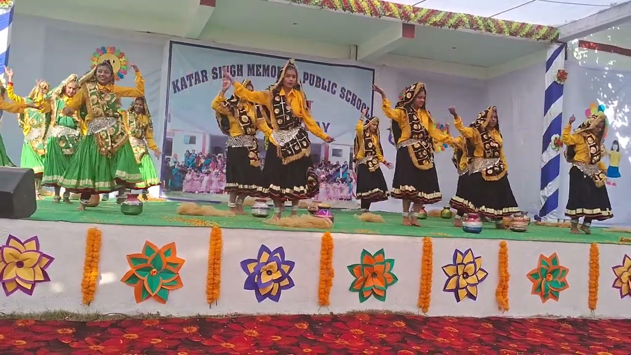 katar singh memorial public school 10th annual day function haryanvi