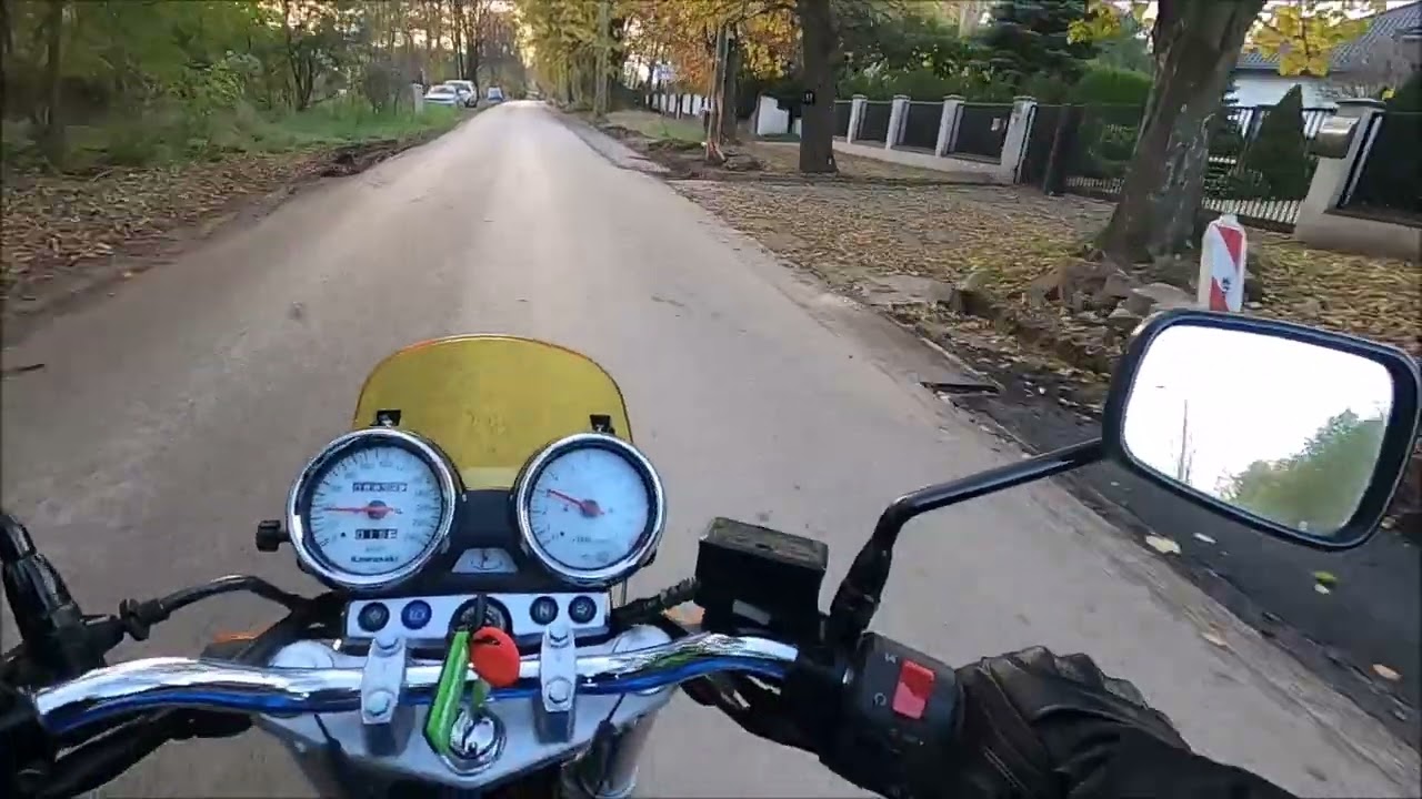 Kawasaki ZR 7 na północ od Łodzi