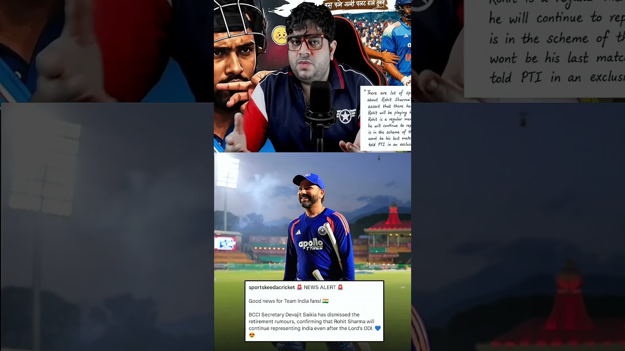 devajit saikia statment on Rohit Sharma 🔥😎🇮🇳 #rohitsharma #devajitsaikia #worldcup2027 #viratkohli