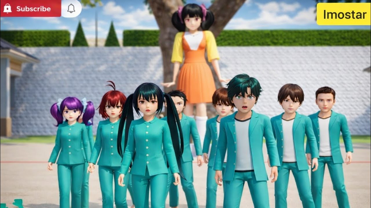 SQUID GAME SAKURA GIRL DON'T STOP 🛑| GAMEPLAY WALKTHROUGH ANDROID LIVE @imostaryt