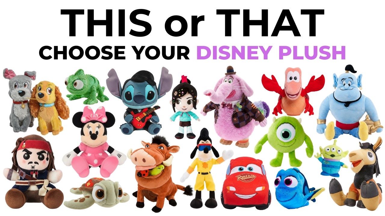 Choose Your Favorite Disney Plush!🧸🐁 This or That?