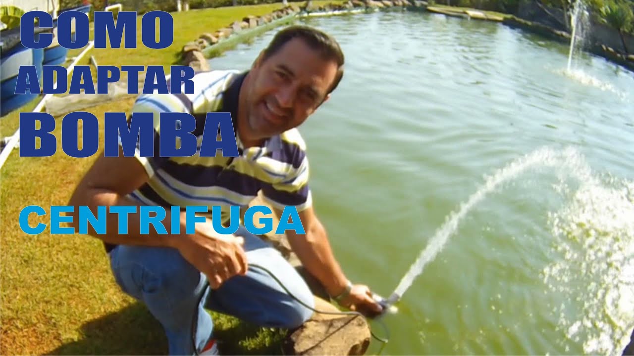 COMO ADAPTAR UMA BOMBA DE CENTRIFUGA PARA AQUÁRIO